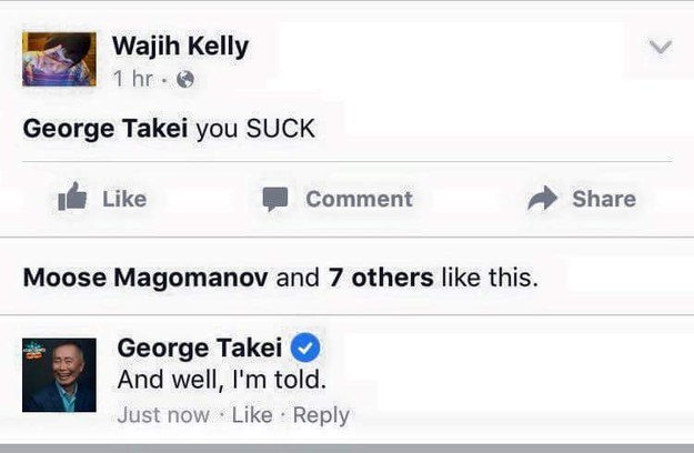 When George Takei shut it down: