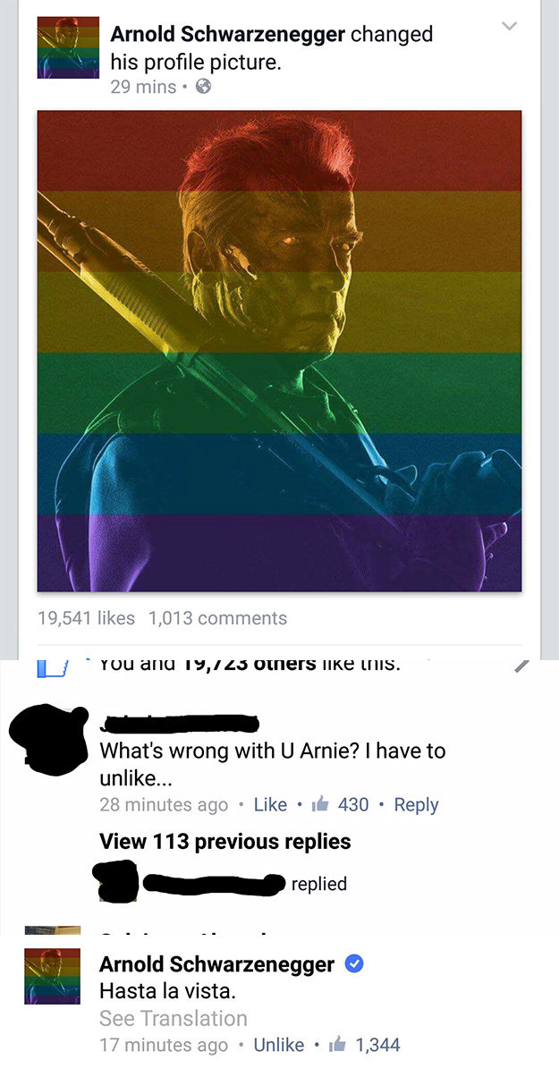 And when Arnold terminated this follower: