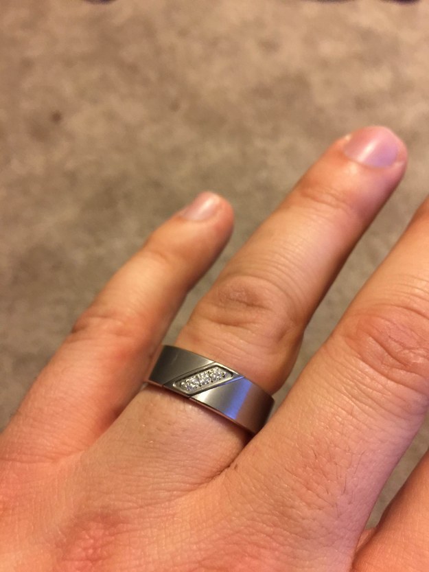 When Daniel Tallman married his wife Amanda in 2011, he picked a handsome tungsten wedding ring to seal their commitment.